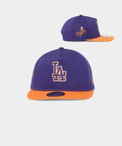 New Era Los Angeles Dodgers "Purple Valley" Old Golfer Snapback Purple/Orange