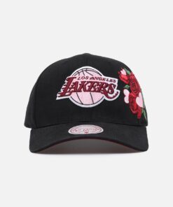 Mitchell & Ness Los Angeles Lakers 'Love & Devotion' Pro Crown Snapback Black
