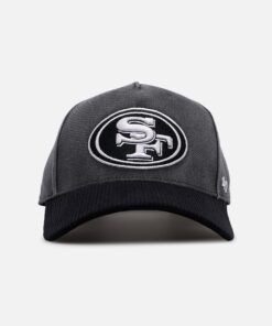47 Brand San Francisco 49ers 'Apollo Corduroy' 47 Offside DT Strapback Black