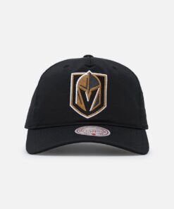Mitchell & Ness Vegas Golden Knights Retro Matte Nylon Origins Snapback Black