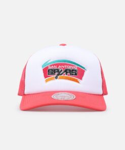 Mitchell & Ness San Antonio Spurs Team Foam Trucker Snapback Red/White
