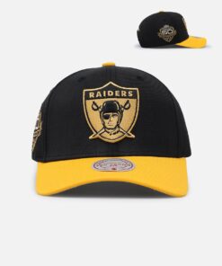 Mitchell & Ness Las Vegas Raiders "Enter The Dragon" Pro Crown Snapback Black/Ochre