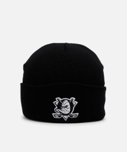 47 Brand Anaheim Ducks Haymaker Cuff Knit Beanie Black/White