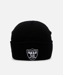 47 Brand Las Vegas Raiders Haymaker Cuff Knit Beanie Black/White