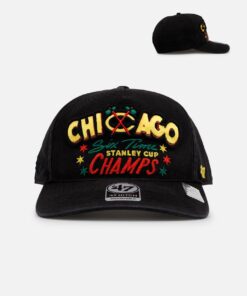 47 Brand Chicago Blackhawks 'NHL Trophy Case' Premium Hitch Snapback Black