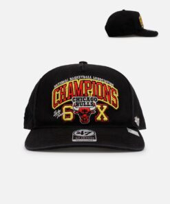 47 Brand Chicago Bulls 'NBA Trophy Case' Premium Hitch Snapback Black
