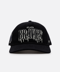 47 Brand Atlanta Braves 'Slasher' 47 Hitch Corduroy Snapback Black