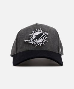 47 Brand Miami Dolphins 'Apollo Corduroy' 47 Offside DT Strapback Black