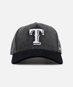 47 Brand Texas Rangers 'Apollo Corduroy' Offside DT Snapback Black