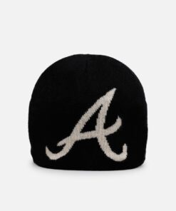 New Era Atlanta Braves Mega Logo Beanie Black