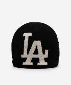 New Era Los Angeles Dodgers Mega Logo Beanie Black