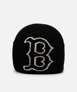 New Era Boston Red Sox Mega Logo Beanie Black