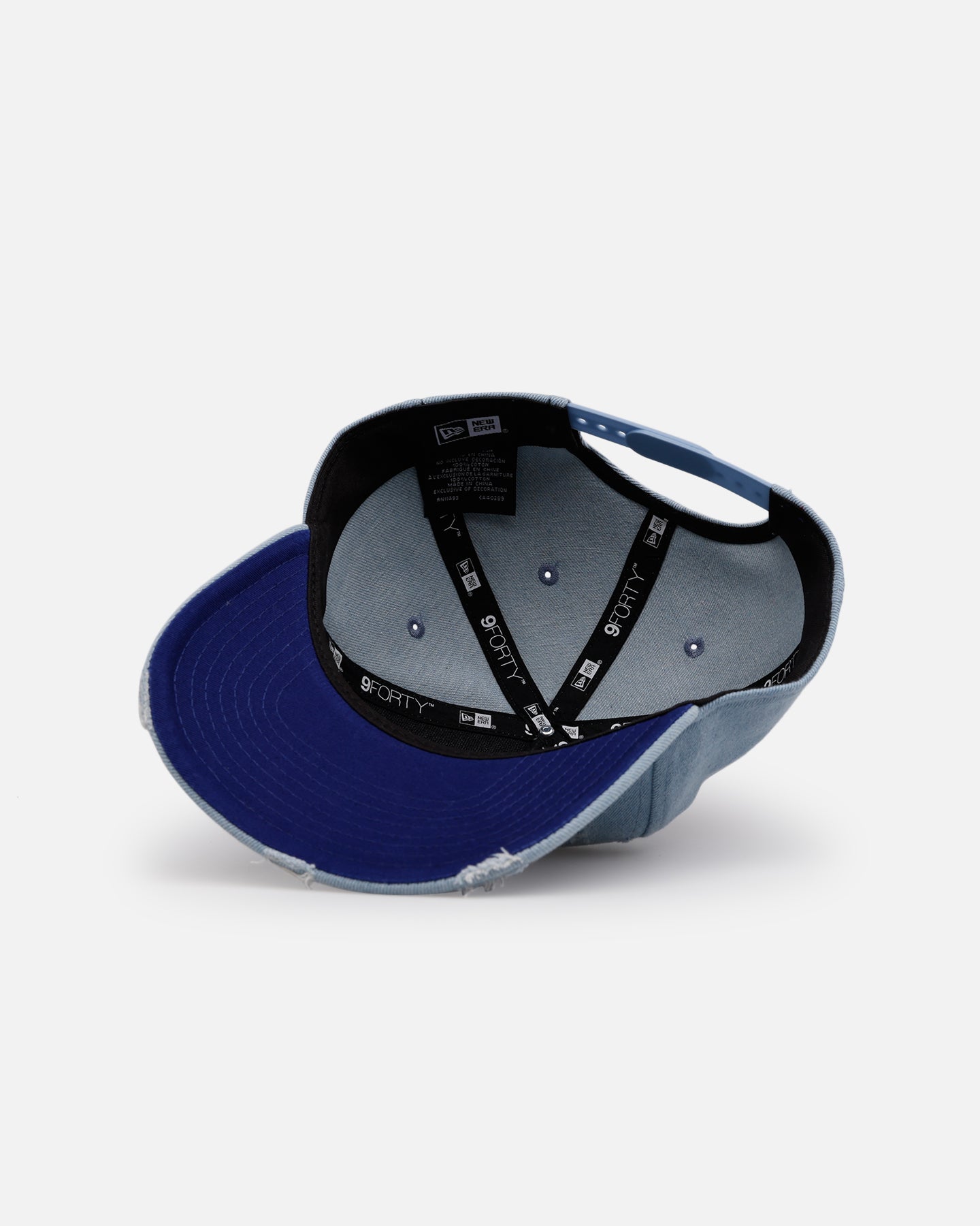 New Era Mexico National Baseball Team 'Distressed Denim' 9FORTY A-Frame Snapback Light Wash Denim