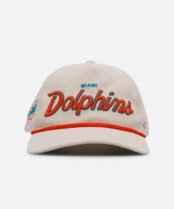 47 Brand Miami Dolphins 'Natural Script' Premium Hitch Corduroy Snapback Natural