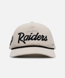 47 Brand Las Vegas Raiders 'Natural Script' Premium Hitch Corduroy Snapback Natural