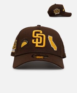 New Era San Diego Padres 'City Icons' 9FORTY A-Frame Snapback Brown