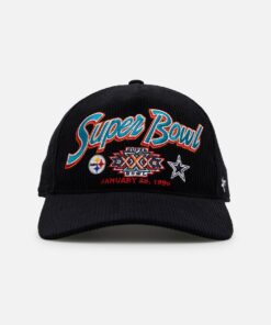 47 Brand Super Bowl XXX 'Vintage Super Bowl' 47 Hitch Corduroy Snapback Black