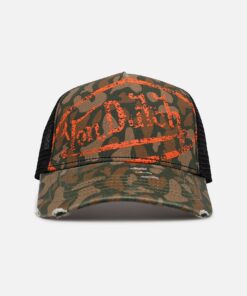 Von Dutch Oval Logo Trucker Snapback Camo