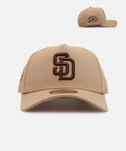 New Era San Diego Padres 'Tan Pink' 9FORTY A-Frame Snapback Tan