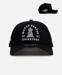 New Era Anaheim Angels 'Gothic Arch 2.0' 9FORTY A-Frame Snapback Black/White