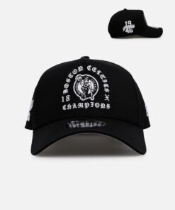 New Era Boston Celtics 'Gothic Arch 2.0' 9FORTY A-Frame Snapback Black/White