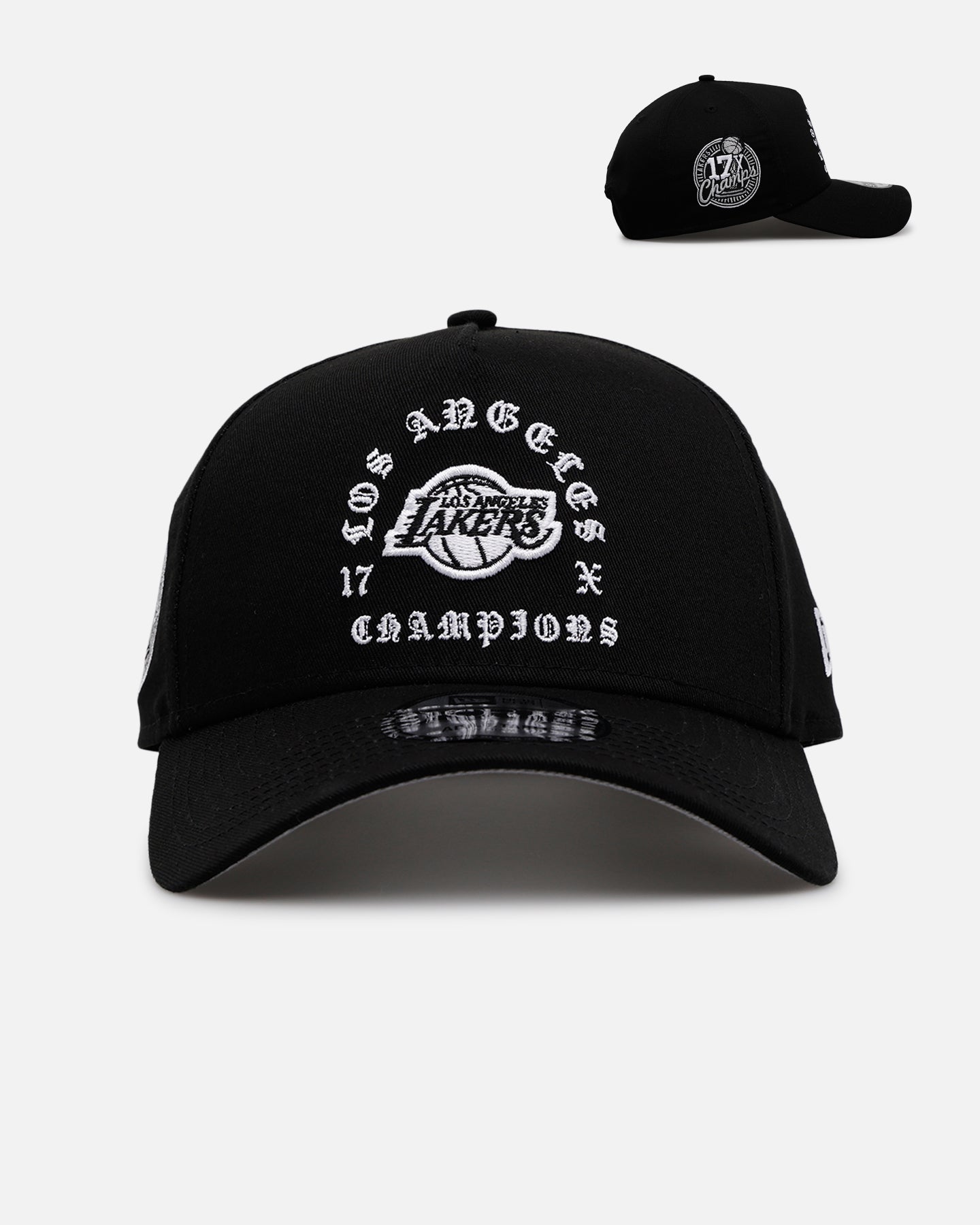 New Era Los Angeles Lakers 'Gothic Arch 2.0' 9FORTY A-Frame Snapback Black/White