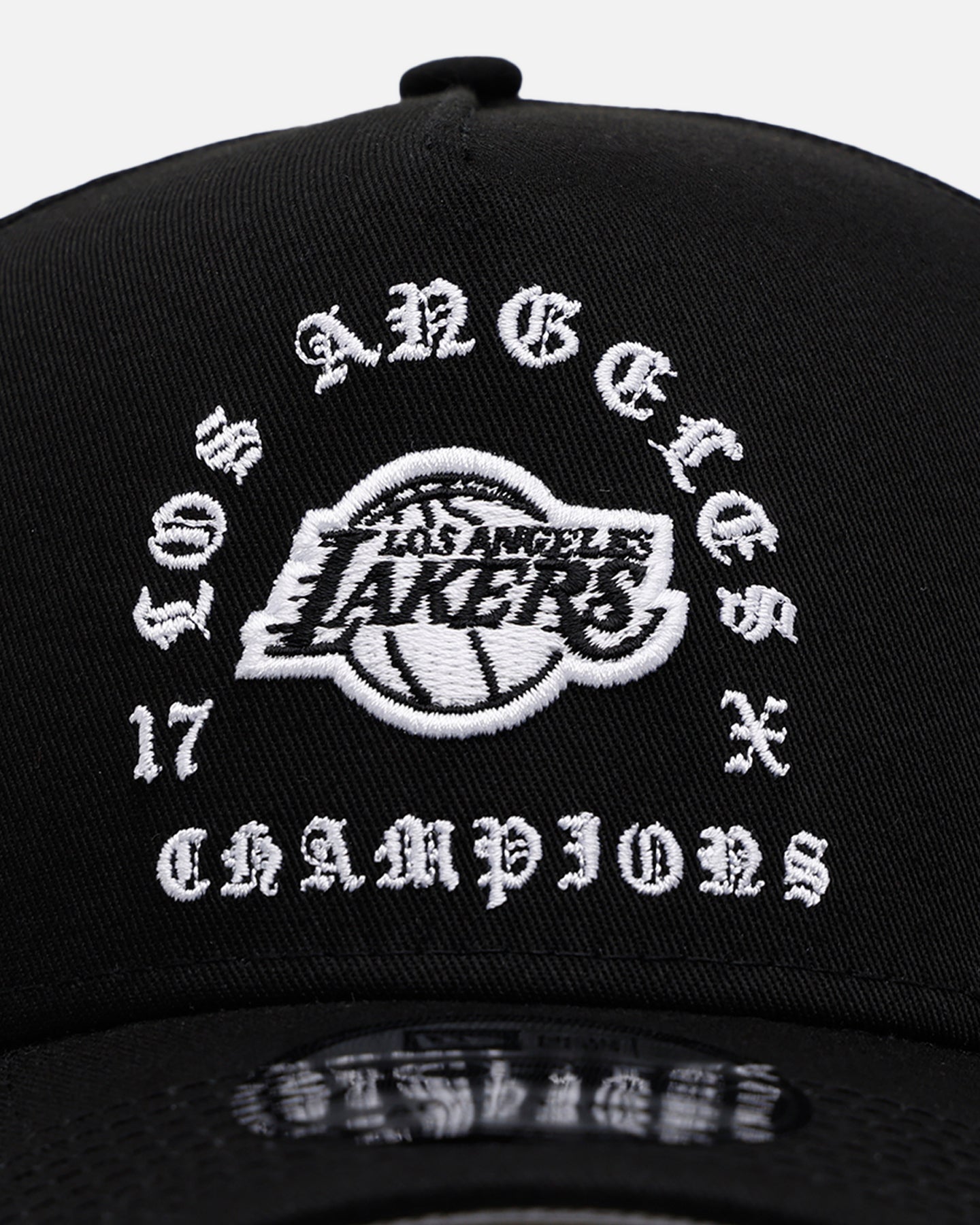New Era Los Angeles Lakers 'Gothic Arch 2.0' 9FORTY A-Frame Snapback Black/White