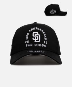 New Era San Diego Padres 'Gothic Arch 2.0' 9FORTY A-Frame Snapback Black/White
