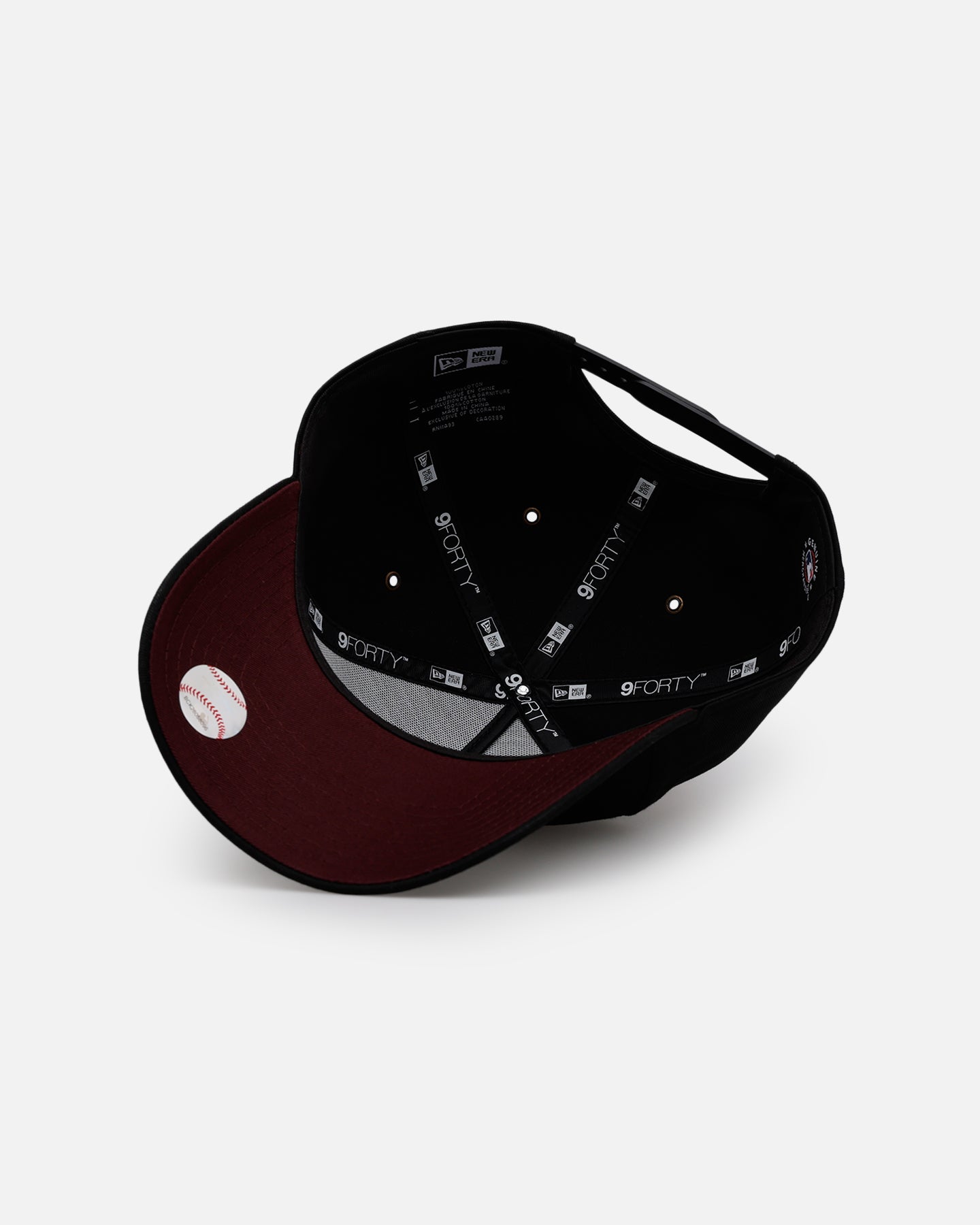 New Era Houston Astros 'Ivory Stars Outlaws' 9FORTY A-Frame Snapback Black/Maroon