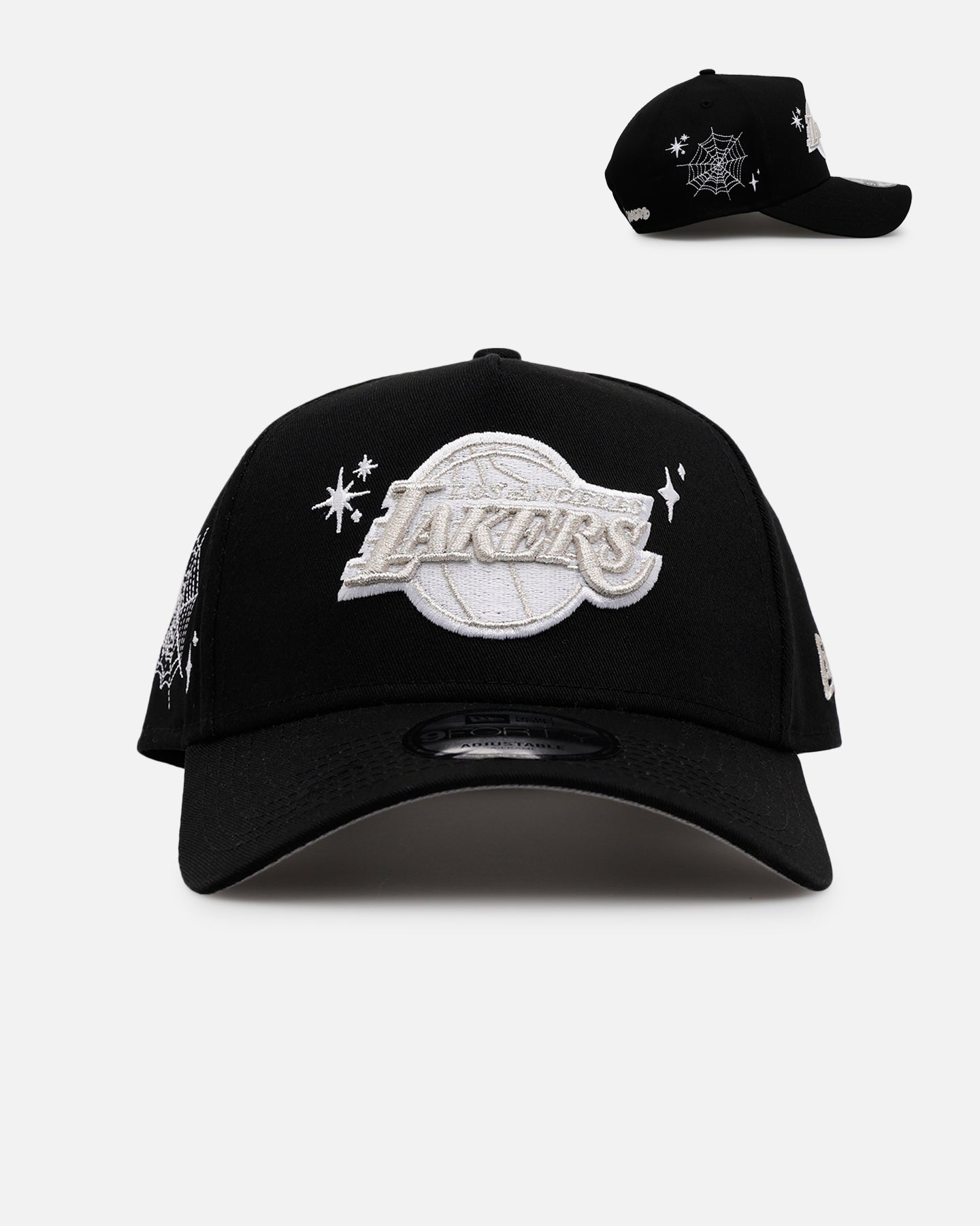 New Era Los Angeles Lakers 'Grit 3.0' 9FORTY A-Frame Snapback Black/White