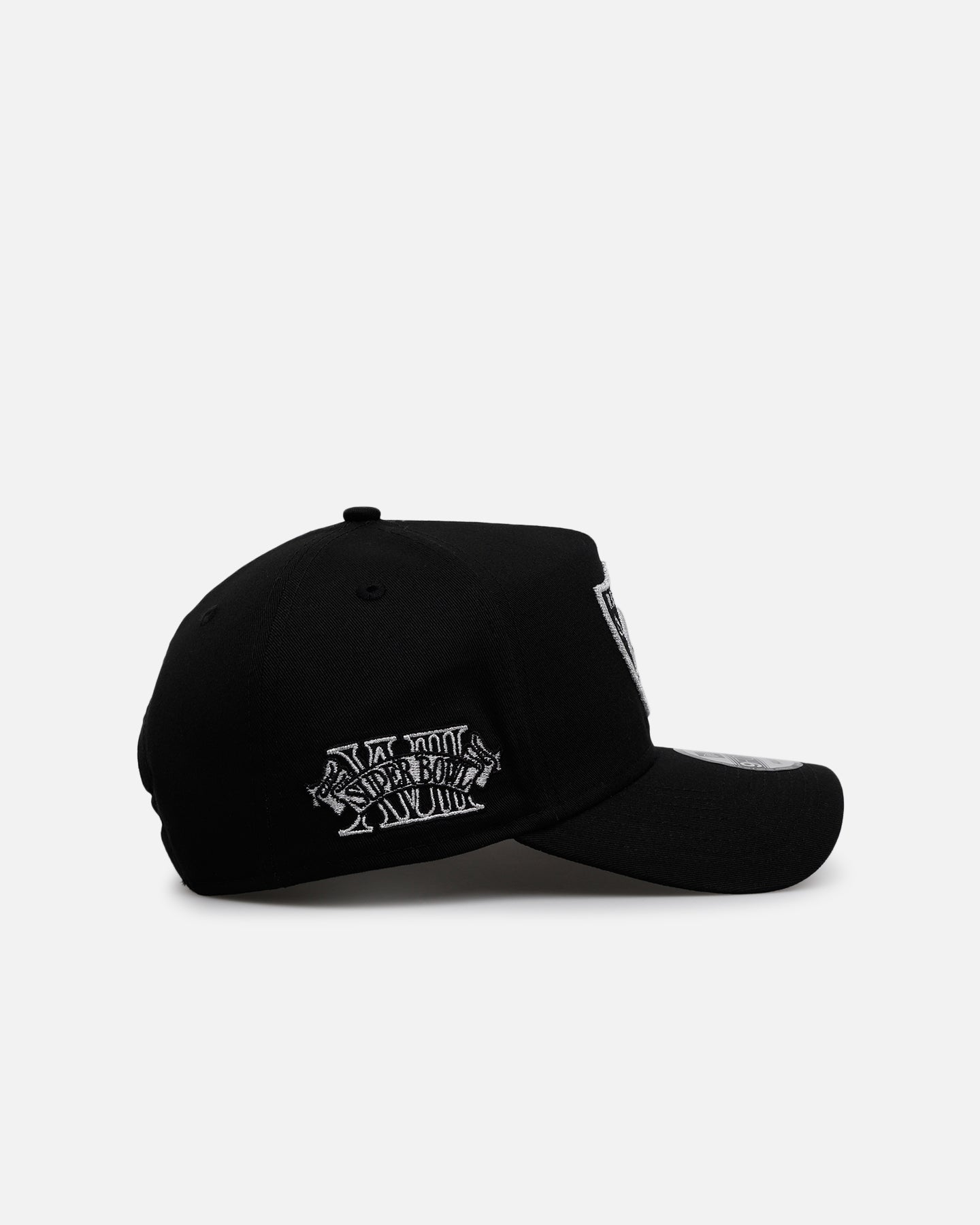 New Era Las Vegas Raiders 'Raised Metallic Chainstitch' 9FORTY A-Frame Snapback Black