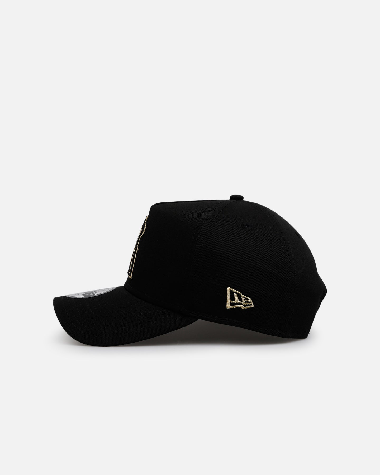 New Era Los Angeles Angels 'Raised Metallic Chainstitch' 9FORTY A-Frame Snapback Black