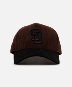 47 Brand San Diego Padres 'Barren' Offside DT Corduroy Snapback Brown/Black