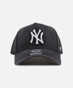 47 Brand New York Yankees 'Vintage Wash' Offside DT Snapback Washed Black