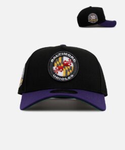 New Era Baltimore Orioles 'Crossover' 9FORTY A-Frame Snapback Black