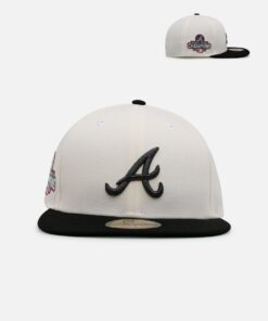 New Era Atlanta Braves 'Chrome Black Metallic' 59FIFTY Fitted Chrome/Black