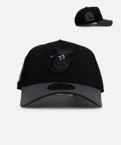 New Era Baltimore Orioles 'Stealth' 9FORTY A-Frame Snapback Black/Charcoal
