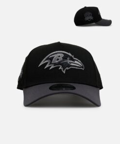 New Era Baltimore Ravens 'Stealth' 9FORTY A-Frame Snapback Black/Charcoal