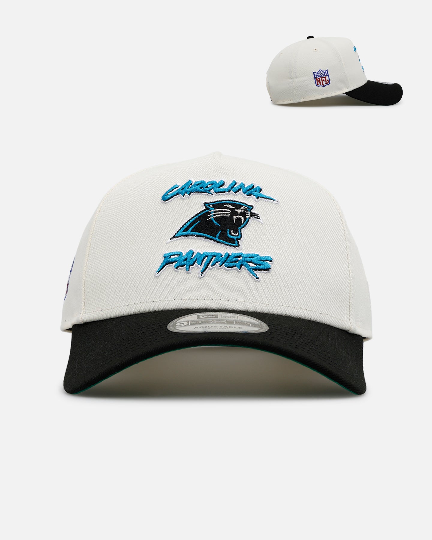 New Era Carolina Panthers 'Throwback Bowl' 9FORTY A-Frame Snapback Chrome/OTC