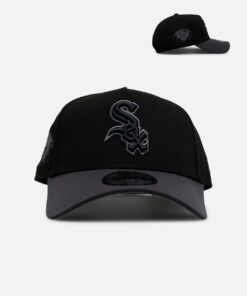 New Era Chicago White Sox 'Stealth' 9FORTY A-Frame Snapback Black/Charcoal