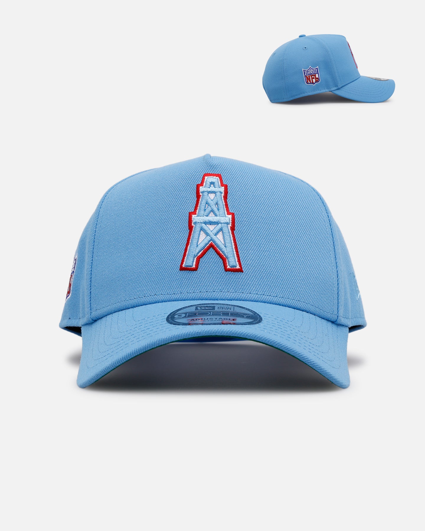 New Era Tennessee Titans 'Throwback Bowl' 9FORTY A-Frame Snapback Sky Blue