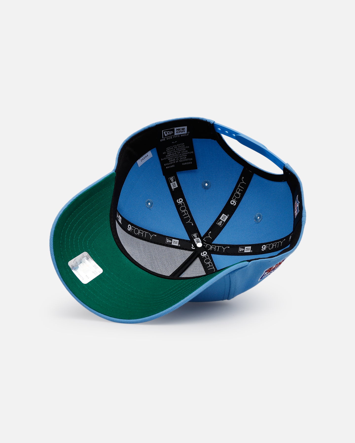 New Era Tennessee Titans 'Throwback Bowl' 9FORTY A-Frame Snapback Sky Blue