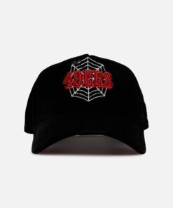 New Era San Francisco 49ers 'Spider Web' 9FORTY A-Frame Snapback Black/Red