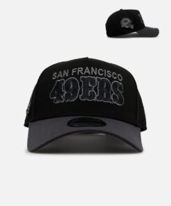 New Era San Francisco 49ers 'Stealth' 9FORTY A-Frame Snapback Black/Charcoal