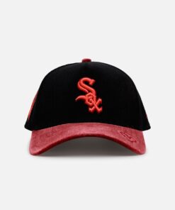 New Era Chicago White Sox 'Velvet Cord Certified Lover' 9FORTY A-Frame Premium Corduroy Snapback Black
