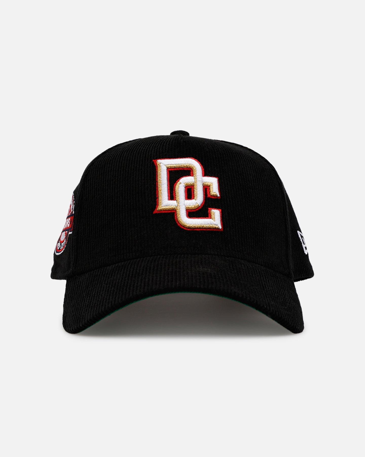 New Era Washington Nationals 'Black Cord' 9FORTY A-Frame Corduroy Snapback Black