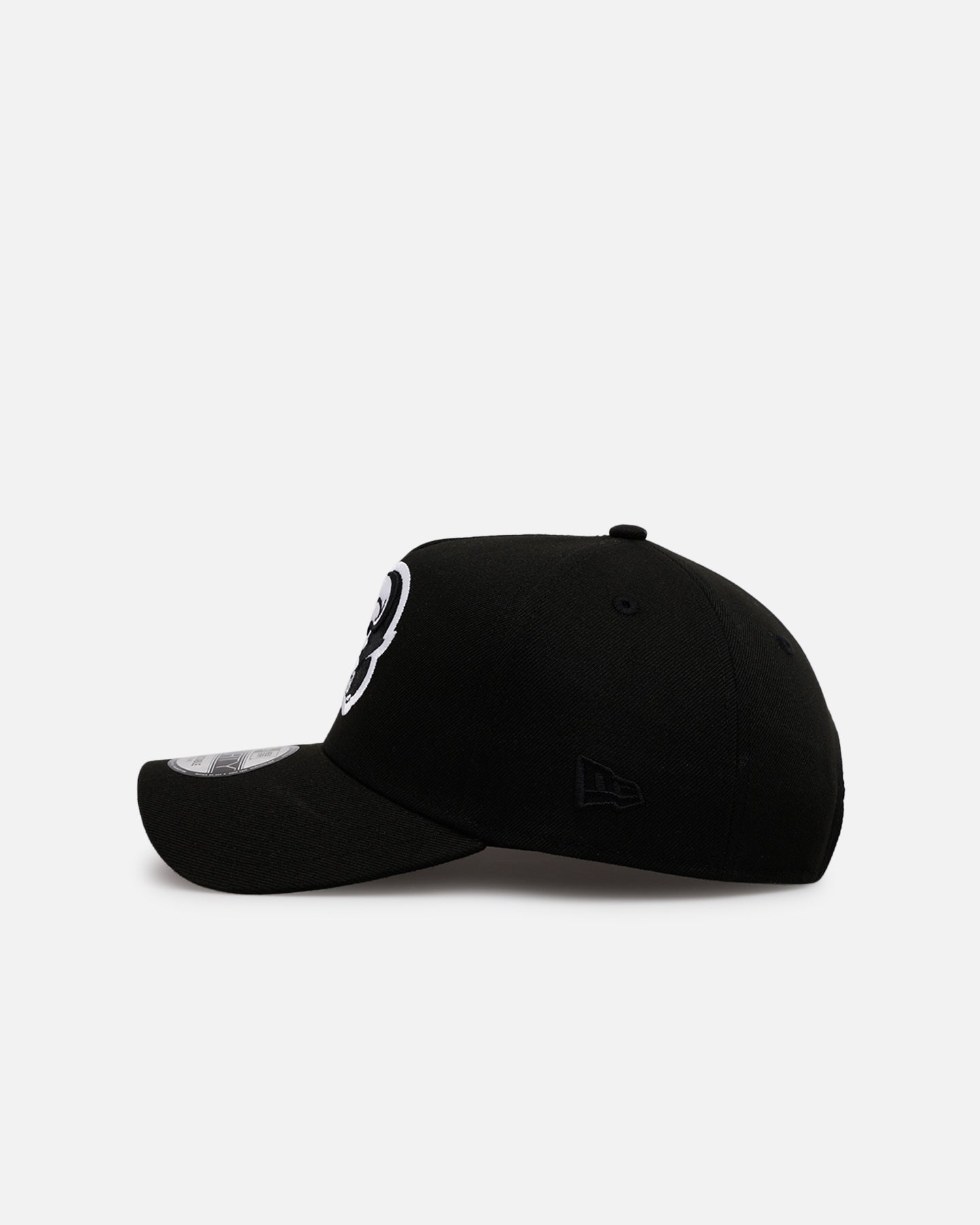 New Era Baltimore Orioles 'Black White Upside Down Logo' 9FORTY A-Frame Snapback Black/White