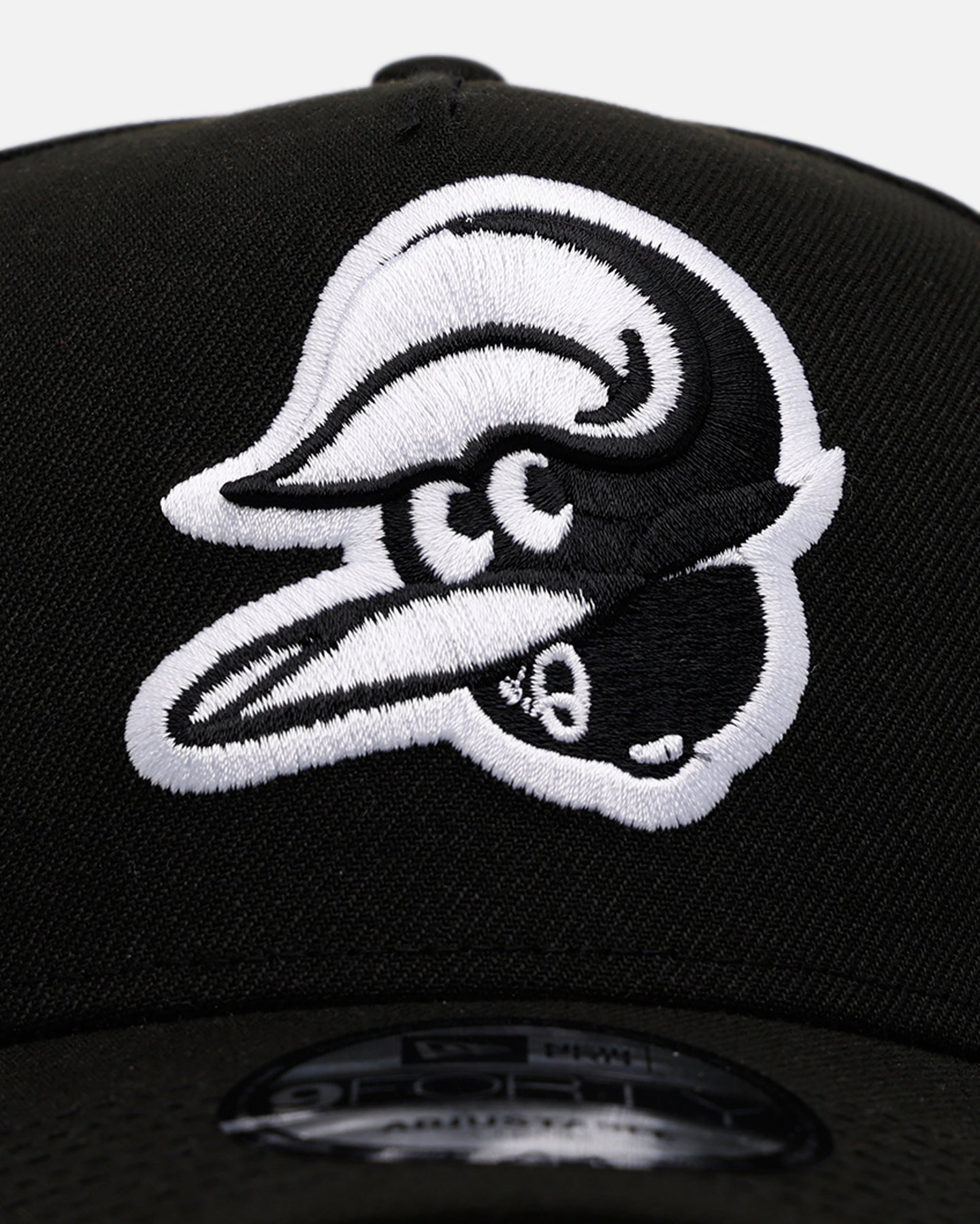 New Era Baltimore Orioles 'Black White Upside Down Logo' 9FORTY A-Frame Snapback Black/White