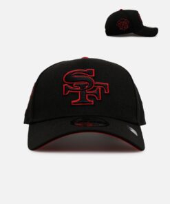 New Era San Francisco 49ers 'Outline' 9FORTY A-Frame Snapback Black