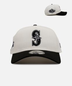 New Era Seattle Mariners 'Chrome Black' 9FORTY A-Frame Snapback Chrome/Black
